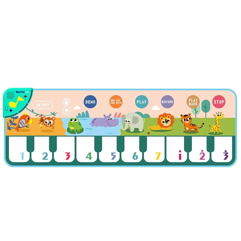 image-Cool Play Piano Music Blanket - 100cm Crawling Mat