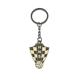 image-Football Team Logo Keychain - Zinc Alloy Metal