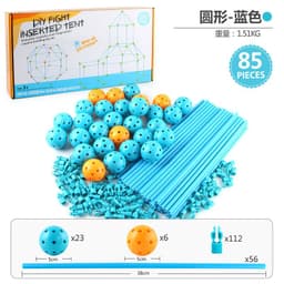 image-Cheng Ke Beaded Tent Castle DIY Building Blocks
