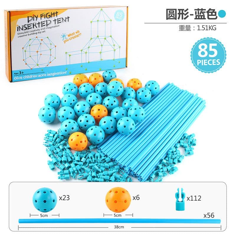 image-Cheng Ke Beaded Tent Castle DIY Building Blocks