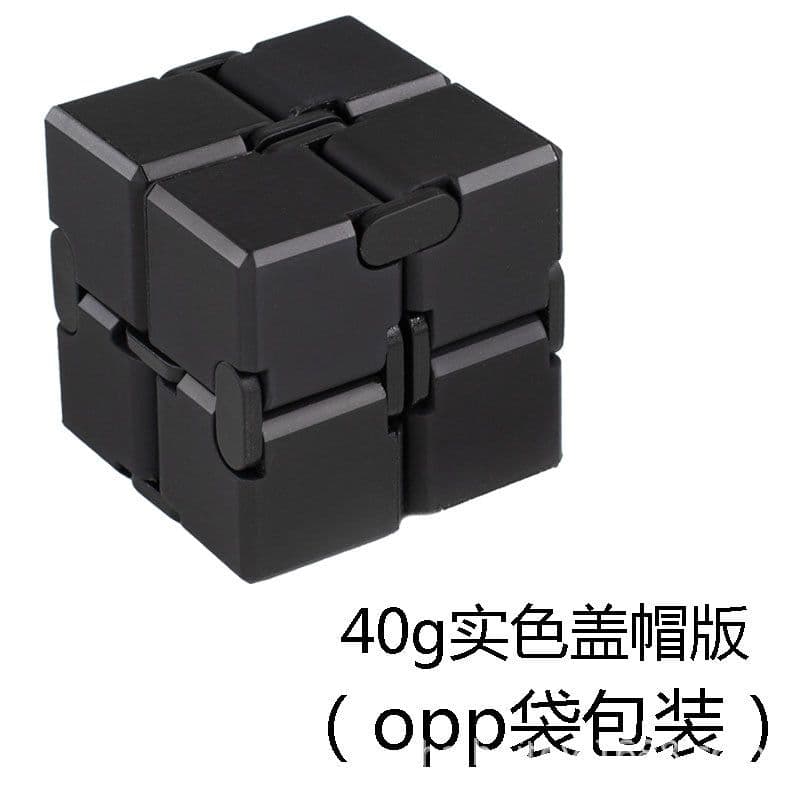 image-Yijie Metal Rubik's Cube - 155g Alloy Flip Toy, Golden Cap, Multi-Cap