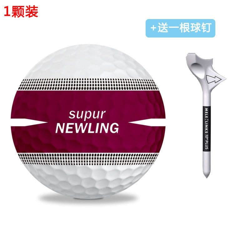 image-Golf's new three-layer game ball, 360-degree seamless alignment, putter, high-density end ball, logo printable
