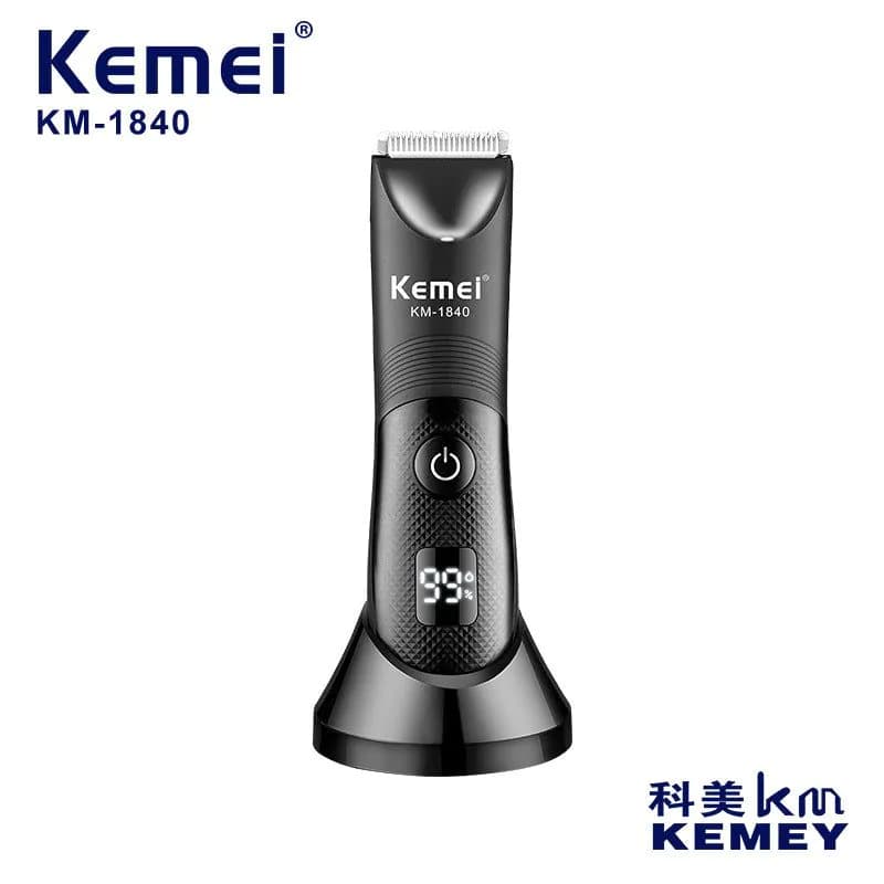 image-Kemei KM-1840 Waterproof Electric Hair Clipper