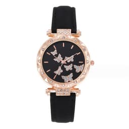 image-Douyin Women's Butterfly Digital Watch - Fashionable Simple