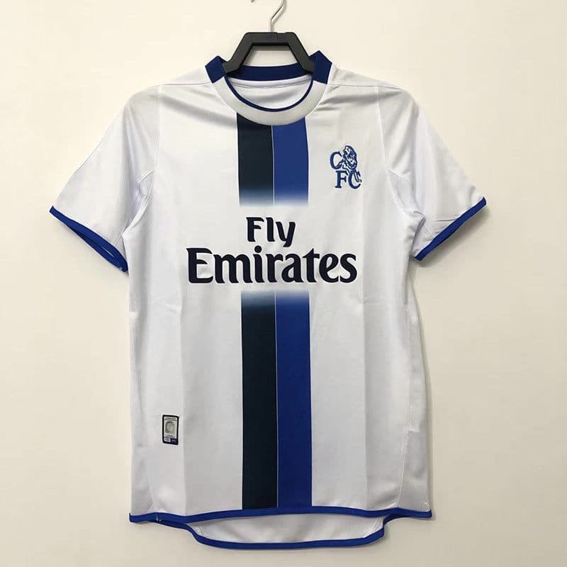 image-Chelsea 2007-08 Home Football Jersey - Men's S Retro