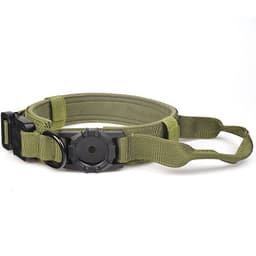 image-AirTag Compatible Tactical Dog Leash - Nylon, Adjustable, Anti-Breakaway, Explosion-Proof
