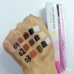 image-4 in 1 Makeup Pen - Black Eyeliner Eyebrow