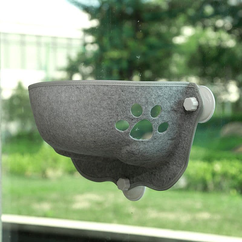 image-Cat Bed Hammock Window Suction Cup Pink