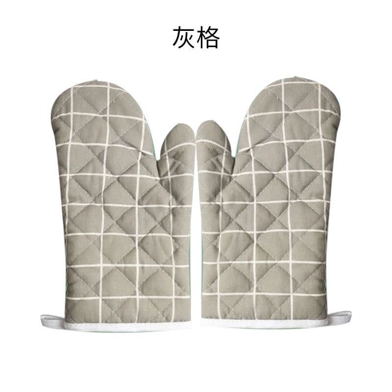 image-Microwave Oven Gloves Heat Resistant - White