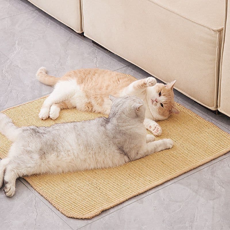 image-Sisal Cat Scratch Mat 75cm - Anti-Scratch Pet Pad