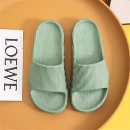 image-Summer Slippers Unisex Non-slip Bathroom Orange