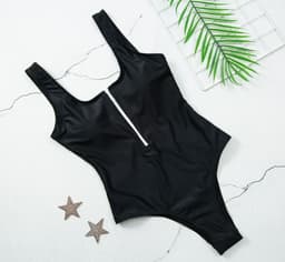 image-Women's Star Striped One-Piece Swimsuit XL