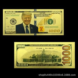 image-Trump Gold Foil Commemorative Card Set