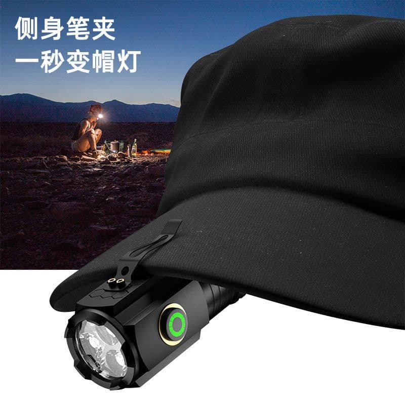image-Tuliao 3-LED Rechargeable Flashlight, Ultra-Bright, 100-200m Range, Aluminum Alloy