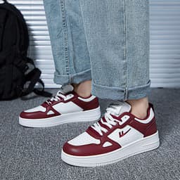 image-Warrior Pull Back Unisex Casual Sneakers White