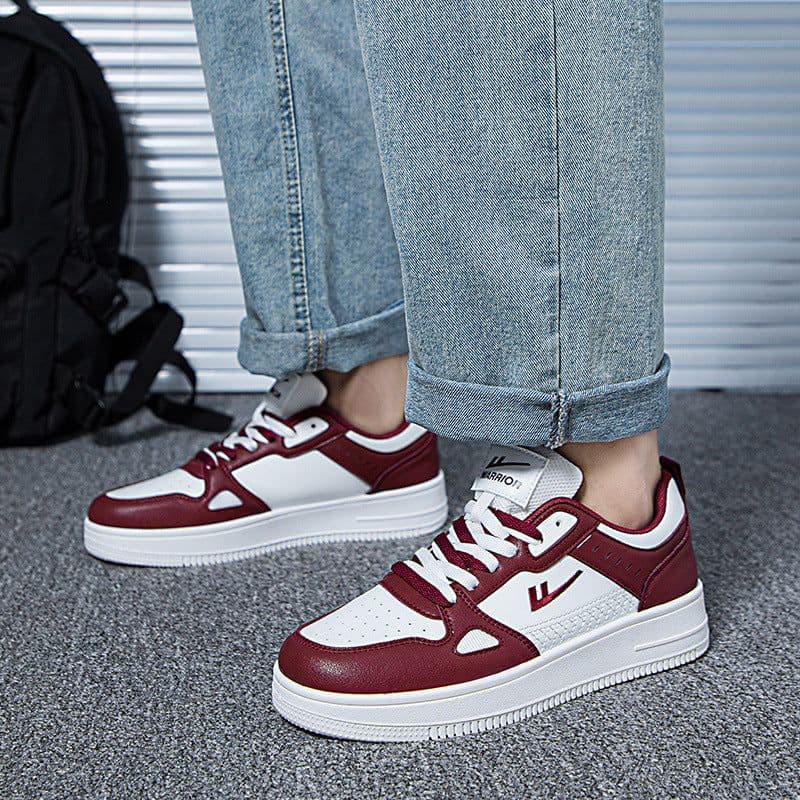 image-Warrior Pull Back Unisex Casual Sneakers White