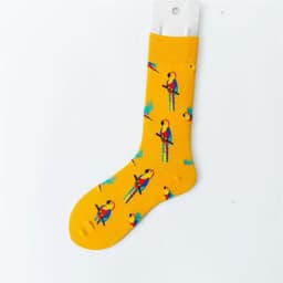 image-Cotton Socks Men's Mid-Tube Casual - Cityscape