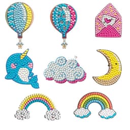 image-Douyin Rabbit Year Puzzle Sticker - DIY Crystal Diamond Fridge Decal - Cartoon Style