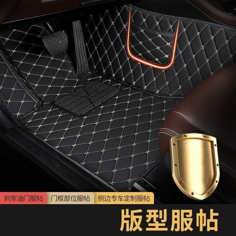 image-Wholesale full set of separate car floor mats universal non-slip foot mats fully surrounded by easy-to-clean car floor mats