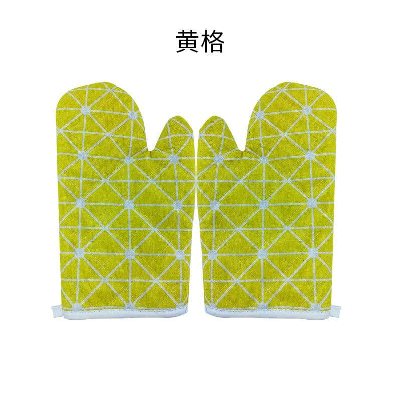 image-Microwave Oven Gloves Heat Resistant - White