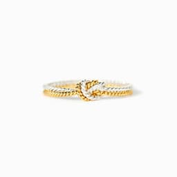 image-Yuan Yu Mother & Daughter Ring Silver Alloy