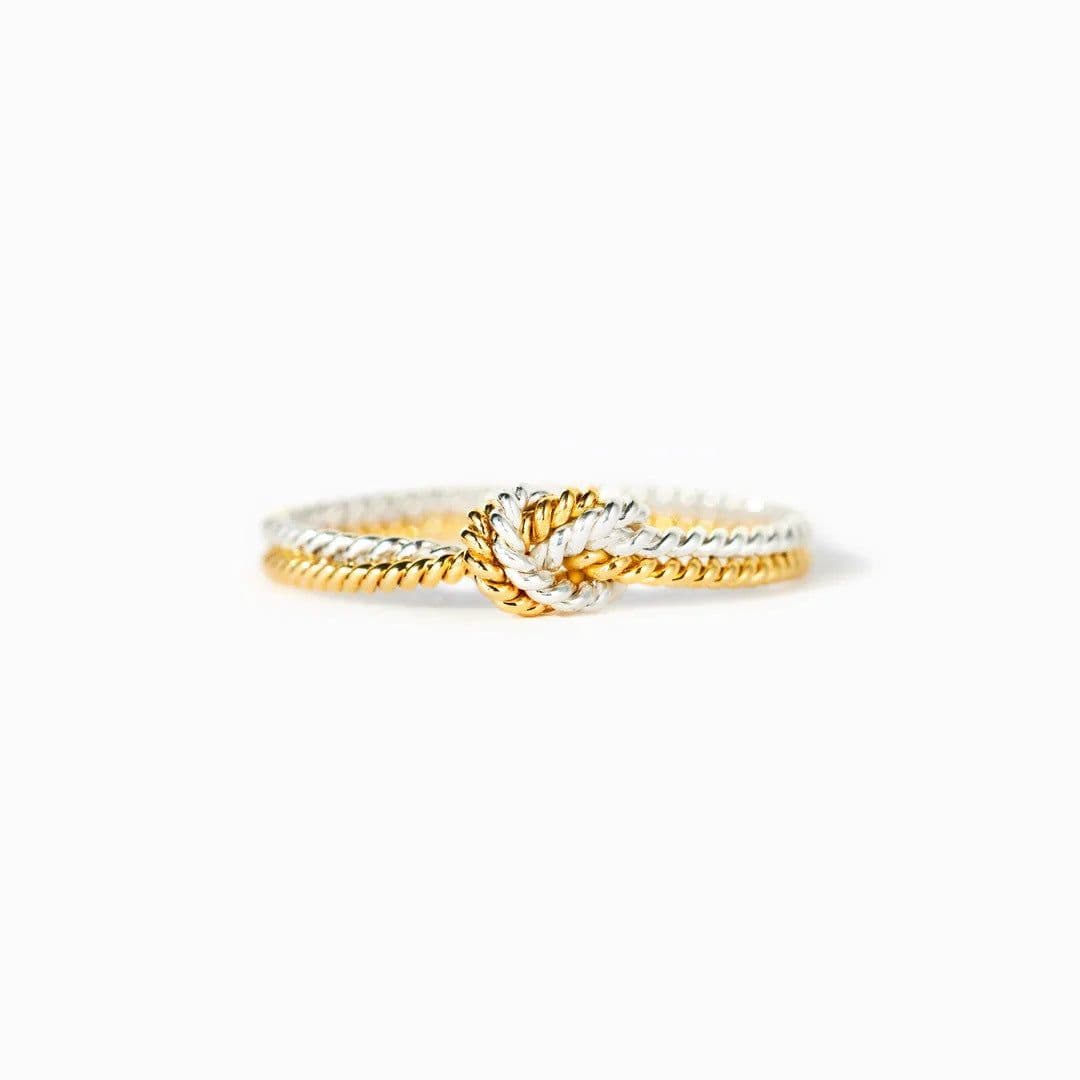 image-Yuan Yu Mother & Daughter Ring Silver Alloy