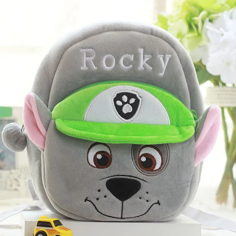 image-Bluey Unicorn Puppy Backpack - Green Plush Kids