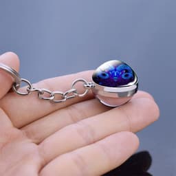 image-Constellation Keychain - Double-sided Glass Ball