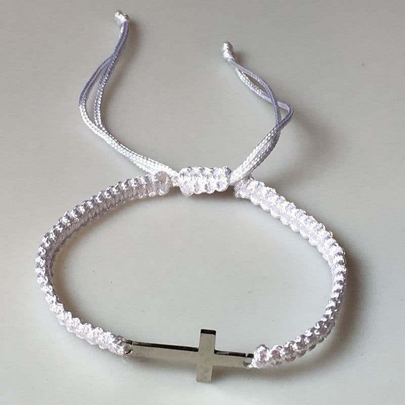 image-Hand-Woven Stainless Steel Couple Bracelets
