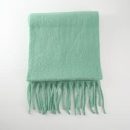 image-GINES LILY 28-Color Cashmere Scarf - Army Green, 43x225cm Warm