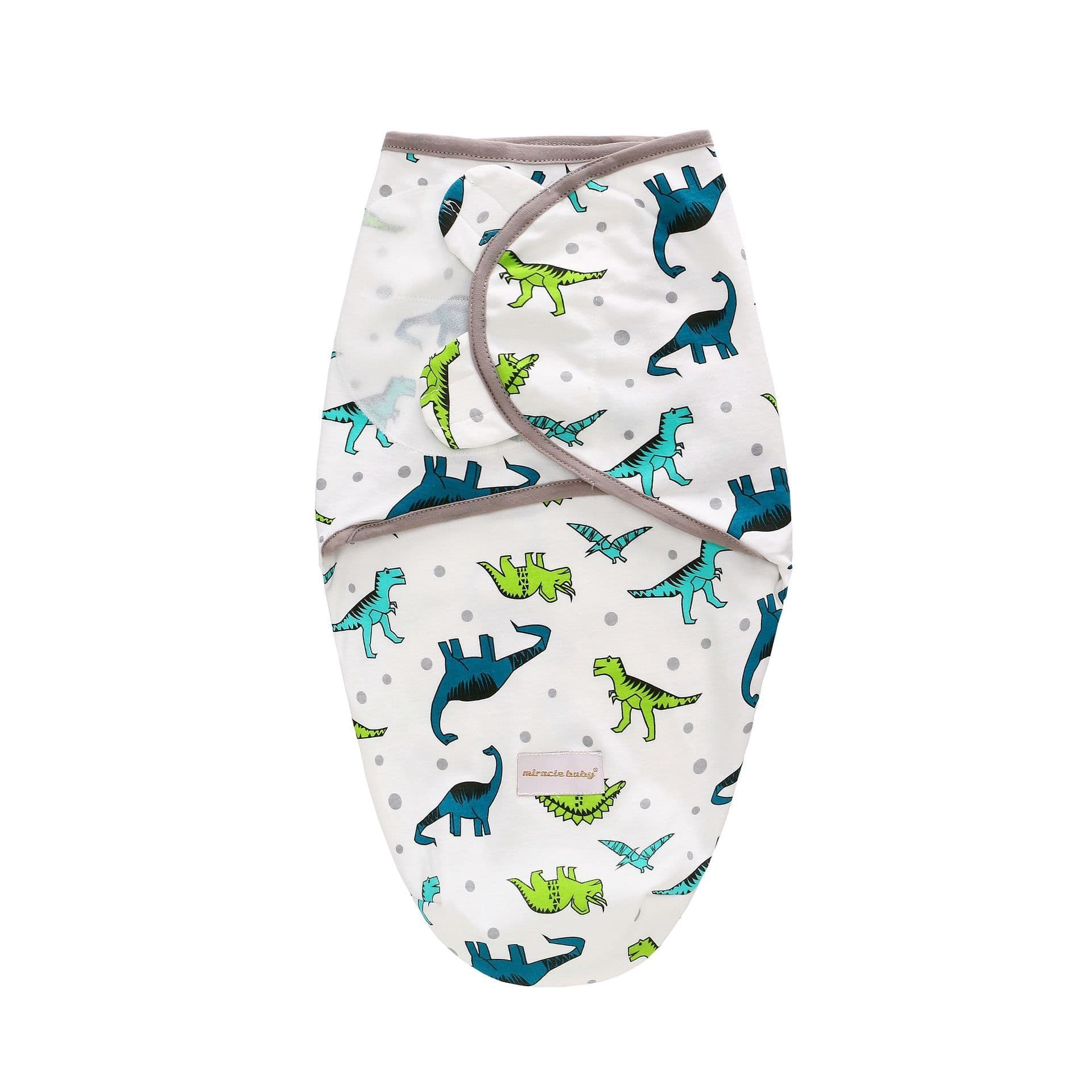 image-Miracle Baby Swaddle Wrap - Large 75*60cm Pure Cotton Newborn