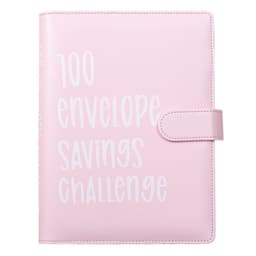 image-100 Days Saving Money Notebook - A5 Pink