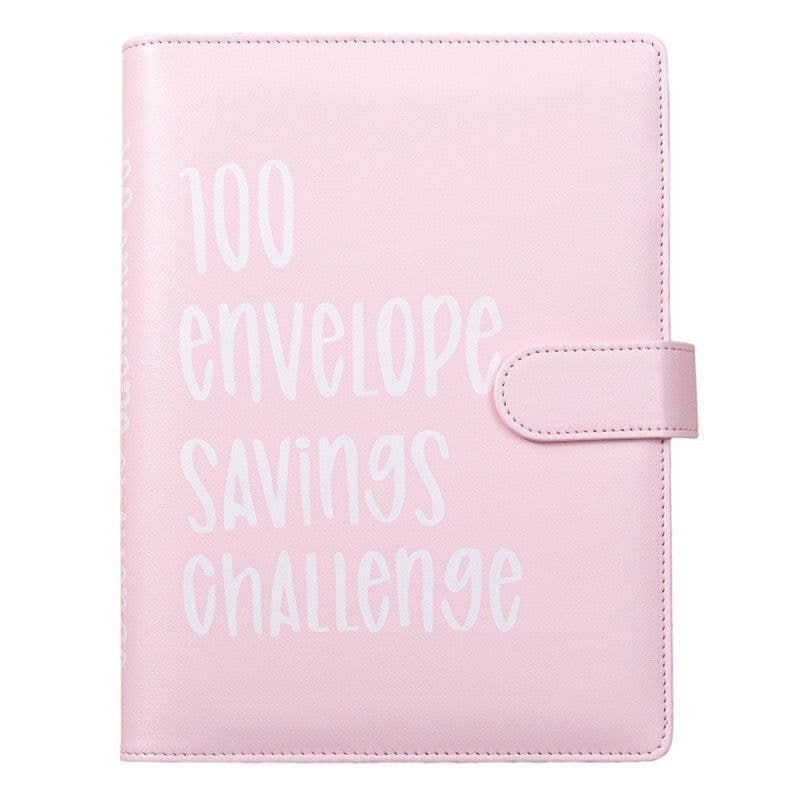 image-100 Days Saving Money Notebook - A5 Pink