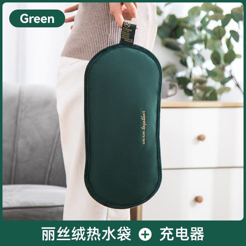 image-Han Zheng Rechargeable Hot Water Bag - 450W PVC, 1.5kg