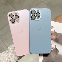 image-iPhone 14AG Frosted Glass Lens Film Case - Protective Cover 12