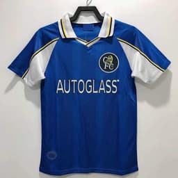 image-Chelsea 2007-08 Home Football Jersey - Men's S Retro