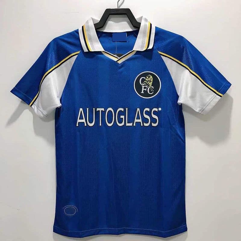 image-Chelsea 2007-08 Home Football Jersey - Men's S Retro