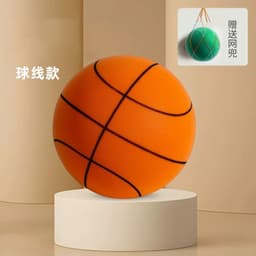 image-Silent Basketball Hoop Set - Orange 32cm