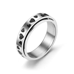 image-New simple transfer jewelry men's titanium steel rotatable beer bottle chain ring personality domineering ring