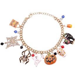 image-Bosu Halloween Bracelet - Pumpkin Spider Bat Ghost