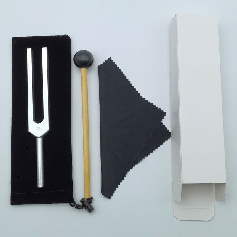 image-Factory direct supply aluminum alloy MI528 tuning fork cross-border export 528hz tuning fork yoga 528c gift logo tuning fork