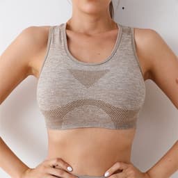 image-Dai Jiaoyi Pink Yoga Sports Bra - XL Shockproof Full Cup, Leggings Set