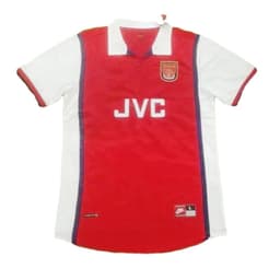 image-Arsenal Retro Football Jersey - Henry 14 Bergkamp 10