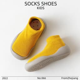image-Baby Toddler Socks Shoes - Black Cotton 12-36M