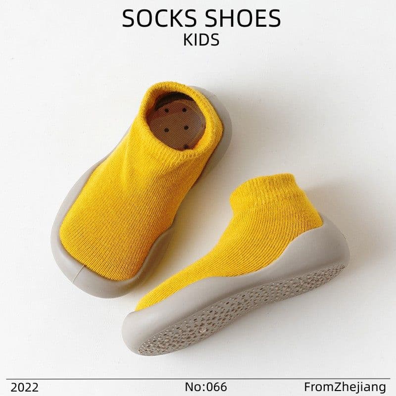 image-Baby Toddler Socks Shoes - Black Cotton 12-36M