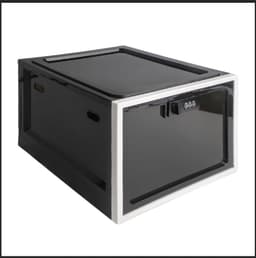 image-Transparent Storage Box with Password Lock