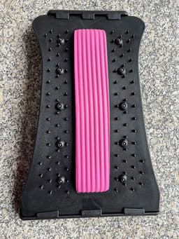image-Yoga Stretch Belt - Lumbar Spine Relief, Purple, PP Material