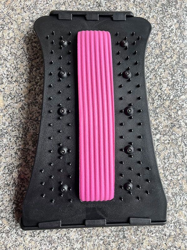 image-Yoga Stretch Belt - Lumbar Spine Relief, Purple, PP Material