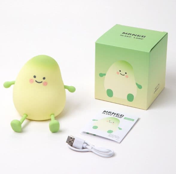 image-Bread machine night light led warm light bedroom bedside creative USB charging dimming lighting desk lamp timed sleeping light