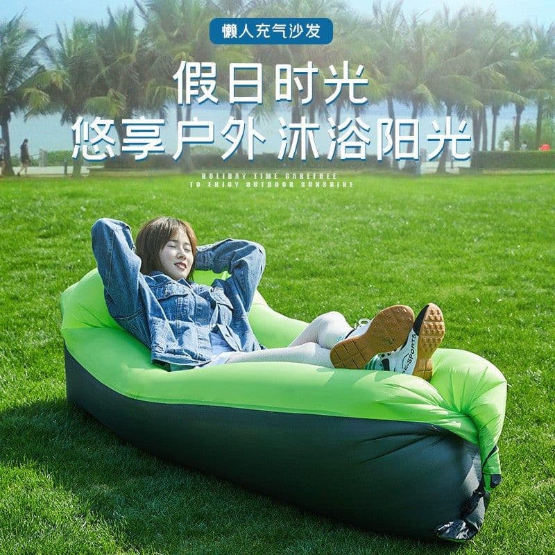 image-Outdoor Inflatable Sofa Air Bed Deck Chair